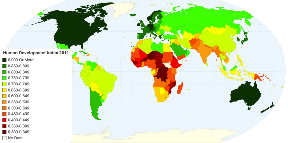 Human Development Index 2011