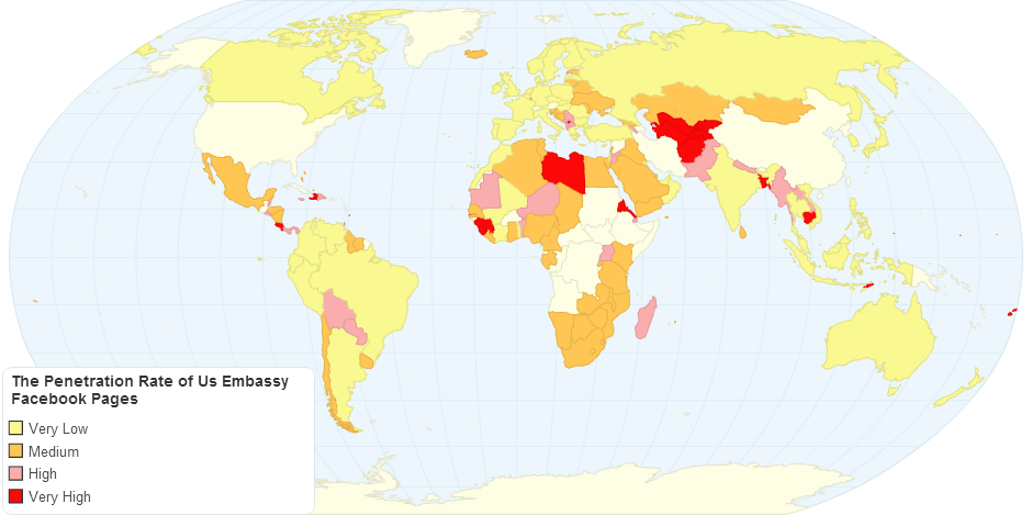 The Penetration Rate of Us Embassy Facebook Pages