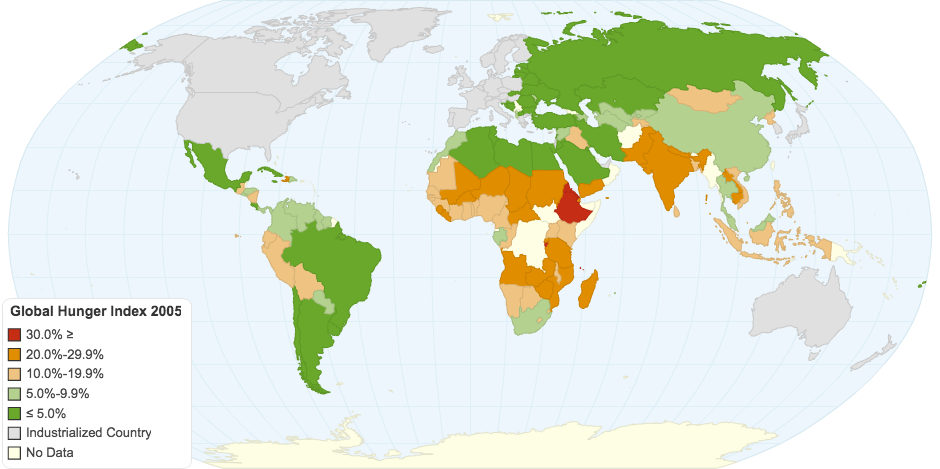 Global Hunger Index 2005