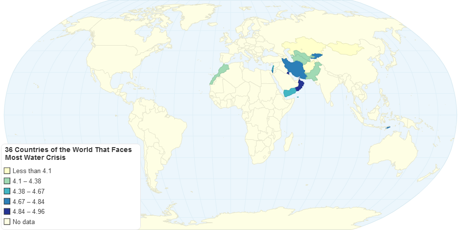 36 Countries of the World That Faces Most Water Crisis