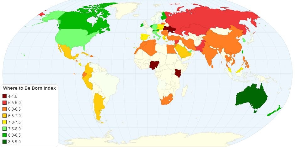 Where-to-be-born Index