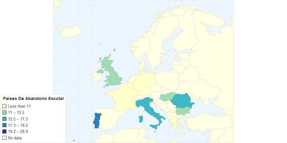 Paises De Abandono Escolar