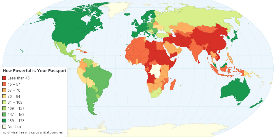 Most Powerful Passport [infographic]