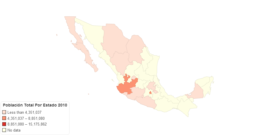 Población Total Por Estado