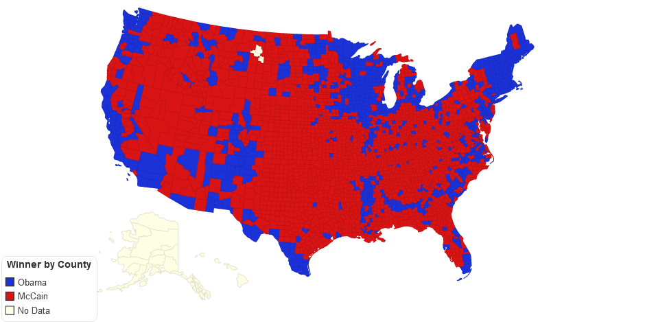 2008 Presidential Election Results
