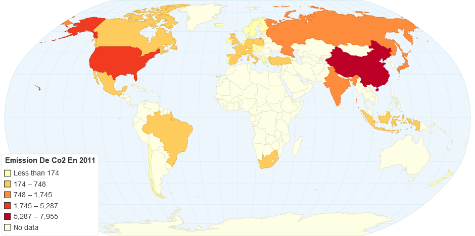 Emission De Co2 En 2011