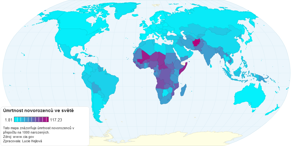 Úmrtnost novorozenců ve světě