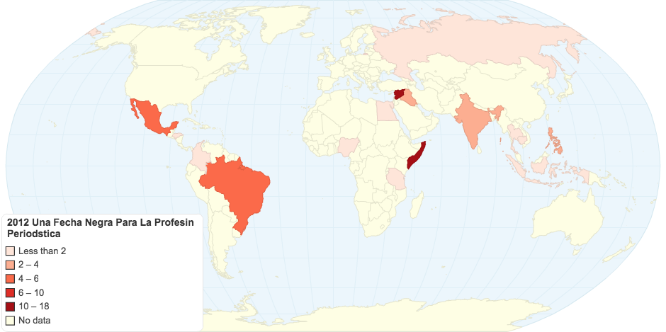 2012 Una Fecha Negra Para La Profesin Periodstica