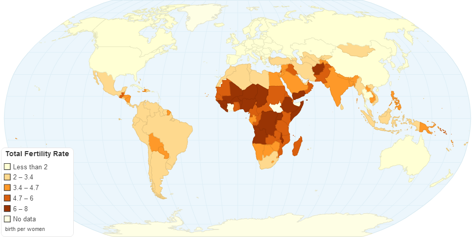 Chart: The State of Global Fertility