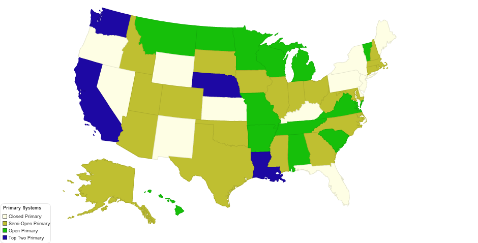 Primary Election Systems in the United States