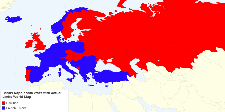 napoleonic wars map