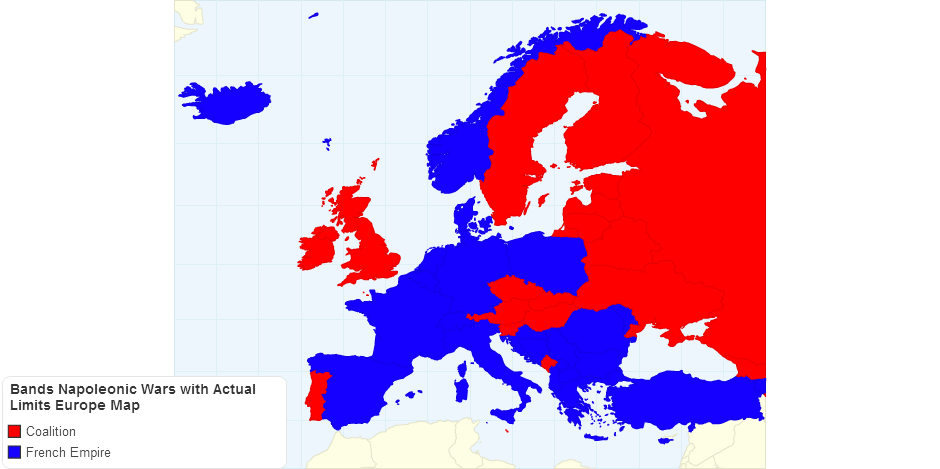 napoleonic wars map