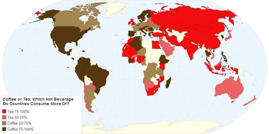 Coffee or Tea: Which Do Countries Prefer?