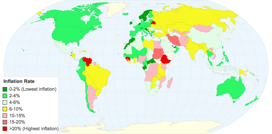 Inflation Rates by Country