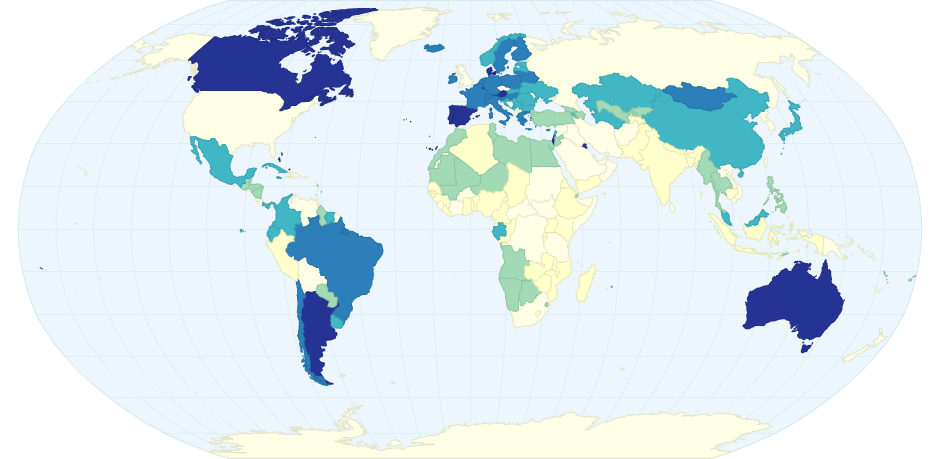 Current Annual World Meat Consumption Per Capita