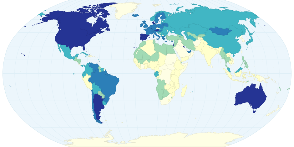 Current Annual World Meat Consumption Per Capita