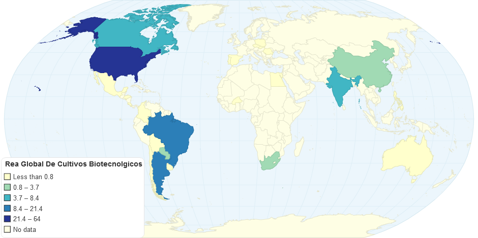 Área Global De Cultivos Biotecnolgicos