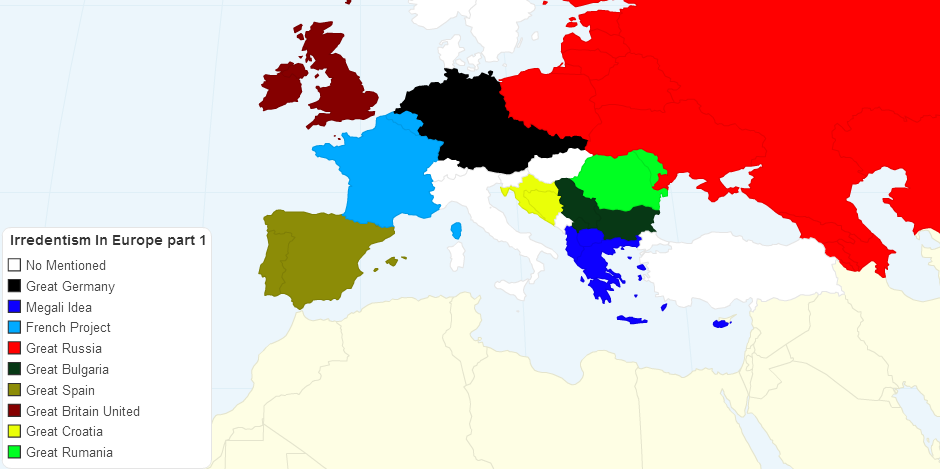 Русская ирредента карта