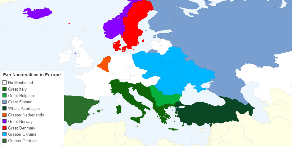 Irredentism in Europe Part 2 (world map version)