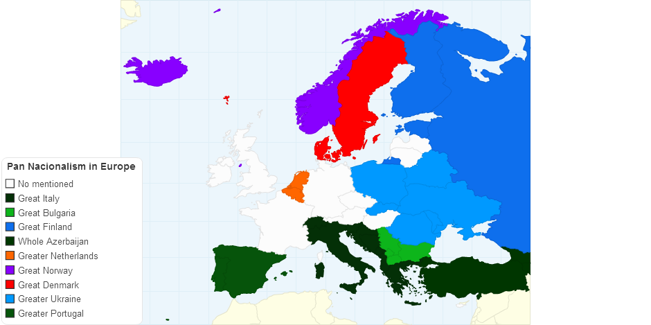 Irredentism in Europe Part 2 (europe map version)
