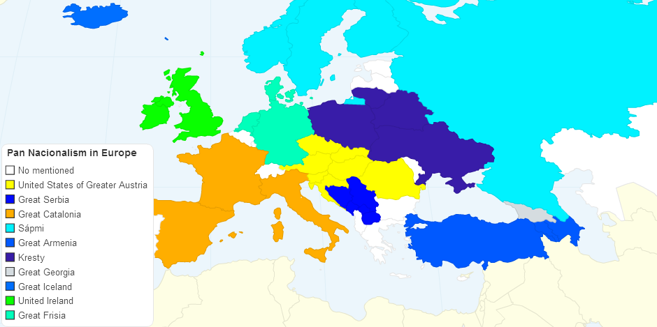 Irredentism in Europe Part 3 (world map version)