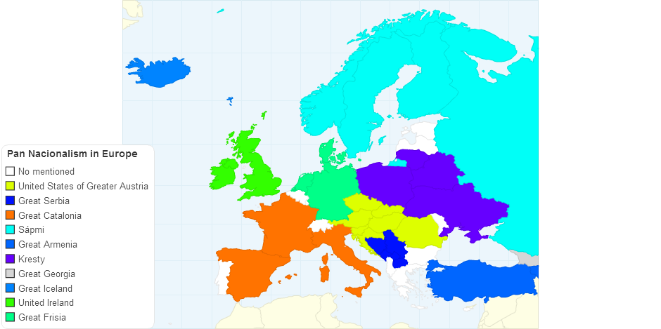 Irredentism in Europe Part 3 (europe map version)