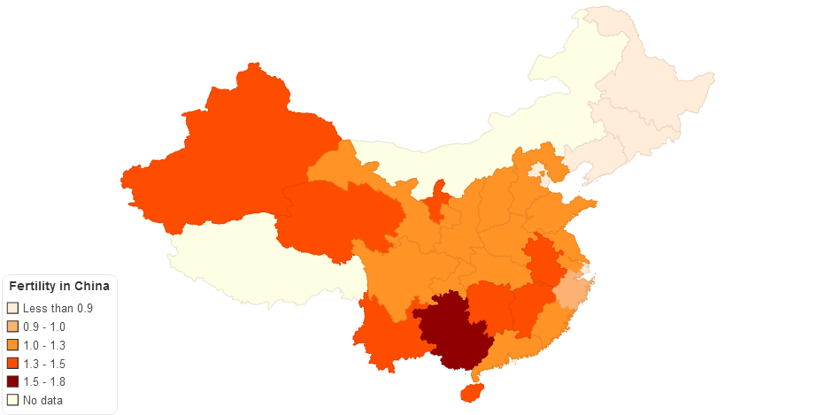 Fertility in China