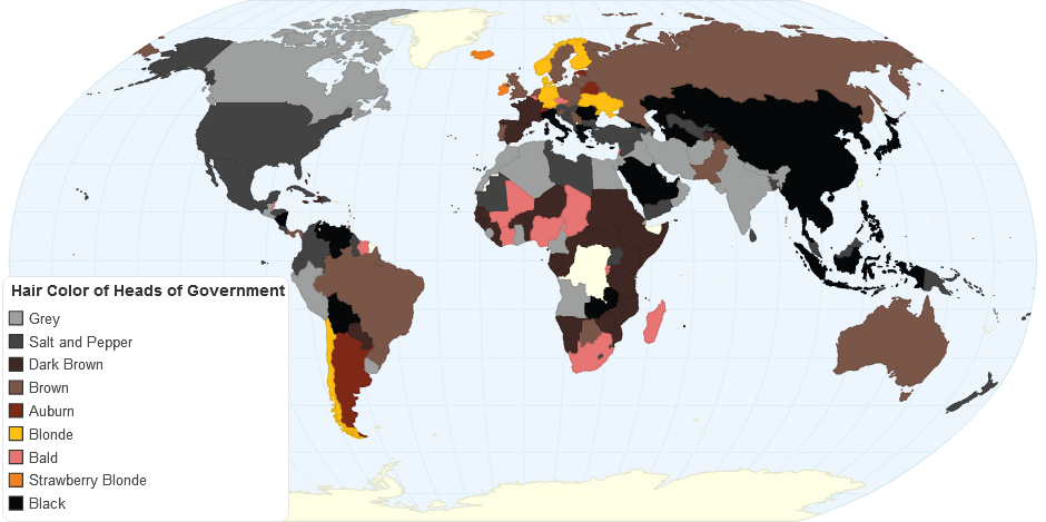 Hair Color Of World Leaders