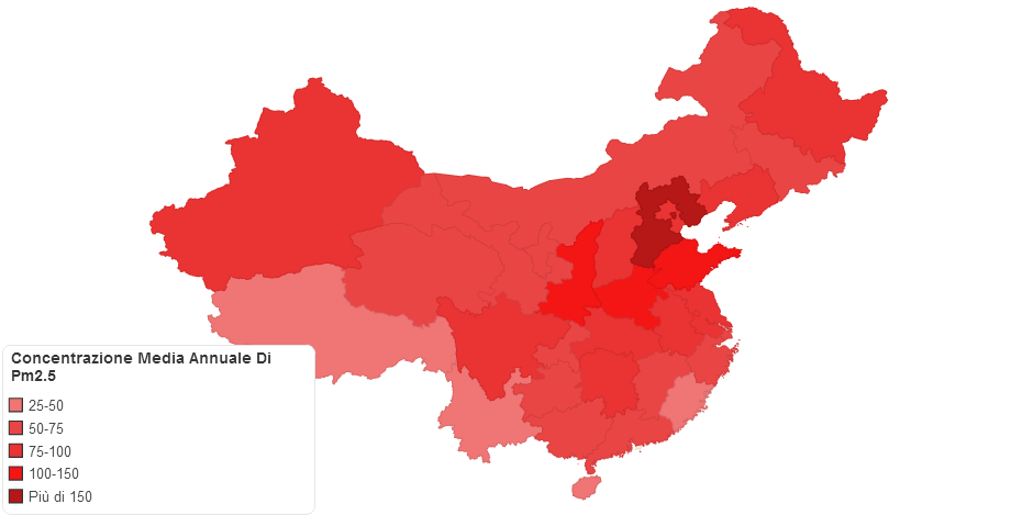 Concentrazione Media Annuale Di Pm 2.5