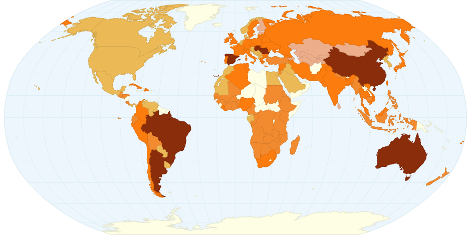 Railway Track Gauges by Country