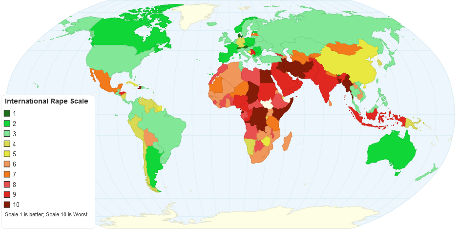 Weighted Relative International Rape Scale