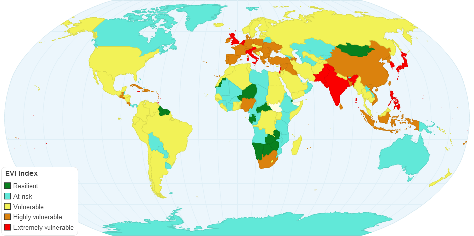 Environmental Vulnerability Index (EVI)