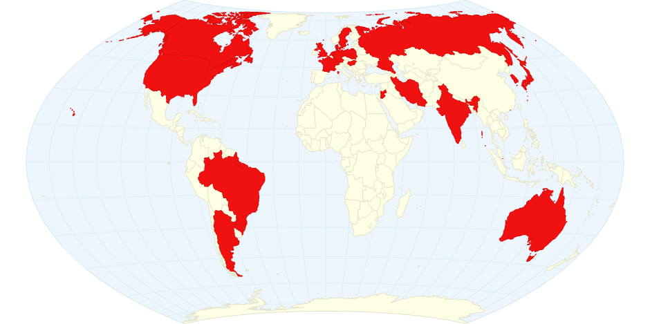 Mcxtrace Users by Country