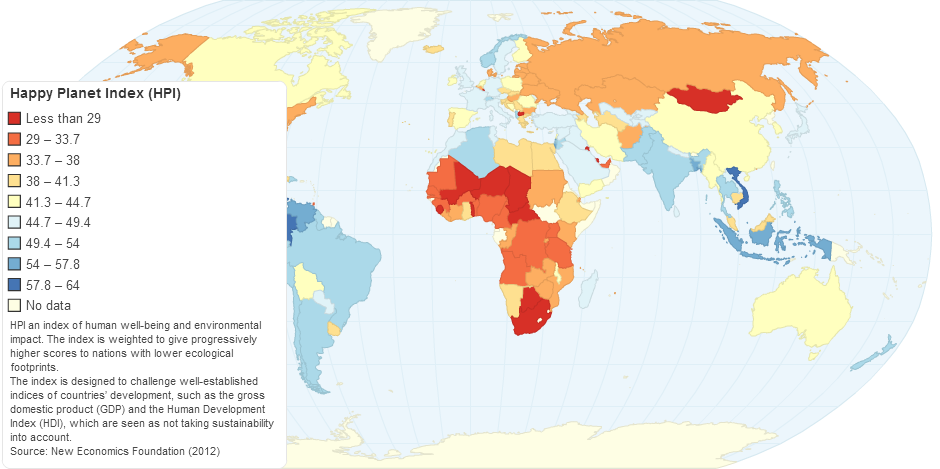 Happy Planet Index (HPI)