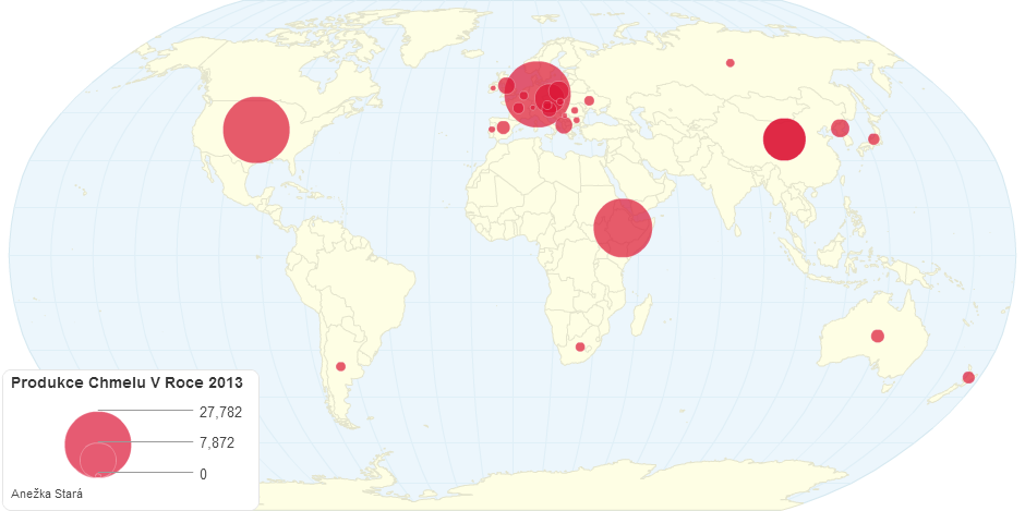 Produkce Chmelu Ve Světě V Roce 2013