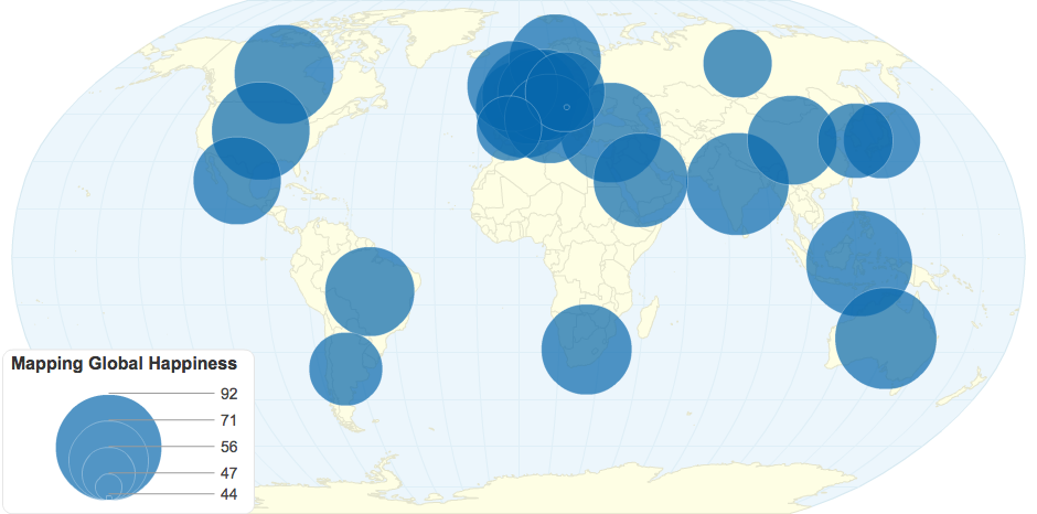 Mapping Global Happiness