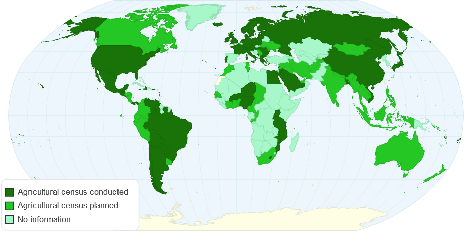 Progress of Agricultural Censuses: WCA  2010 Round (2006 - 2015)