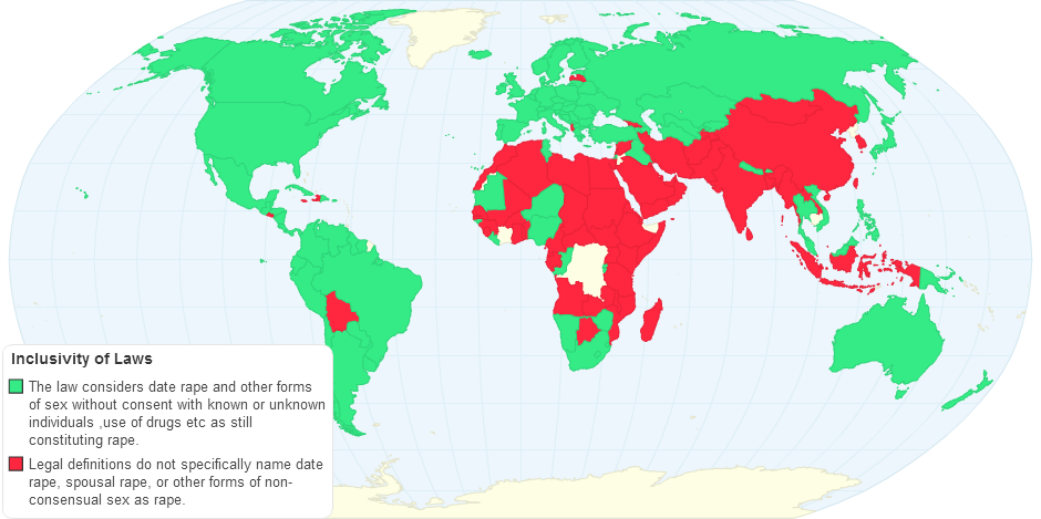 Inclusivity of Laws Concerning Rape