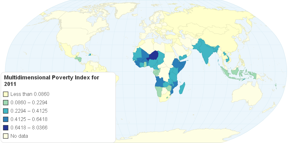Multidimensional Poverty Index for Developing Countries 2011