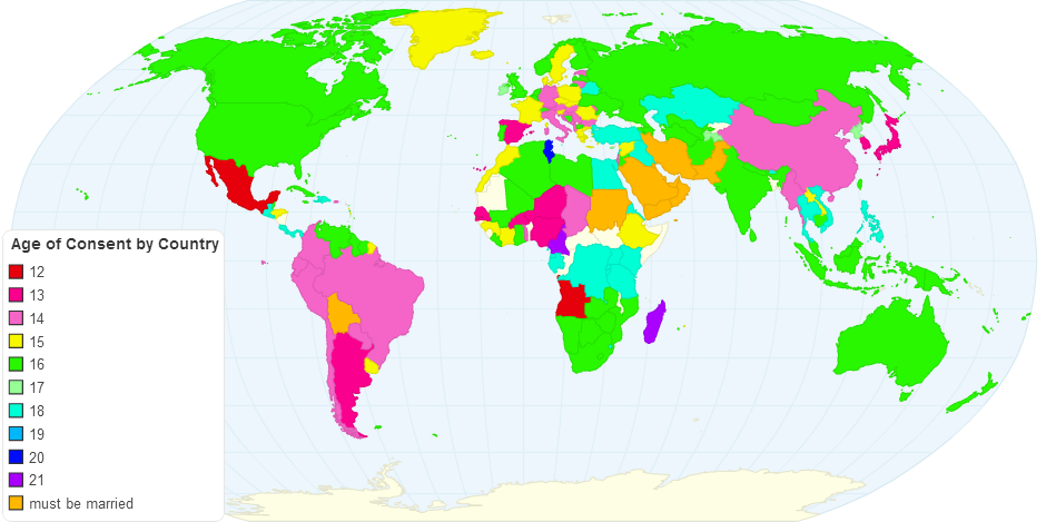 Age of Consent by Country