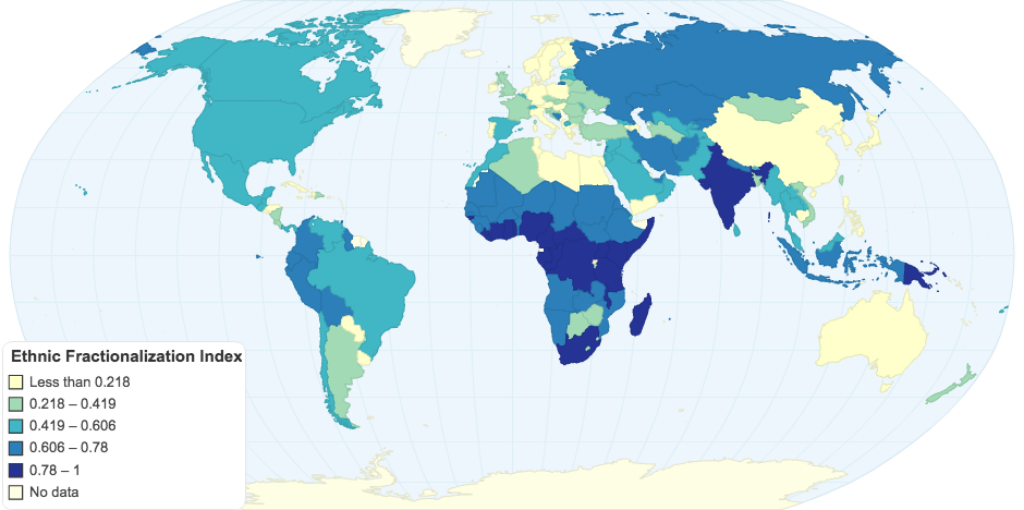 What is the world’s most diverse country?