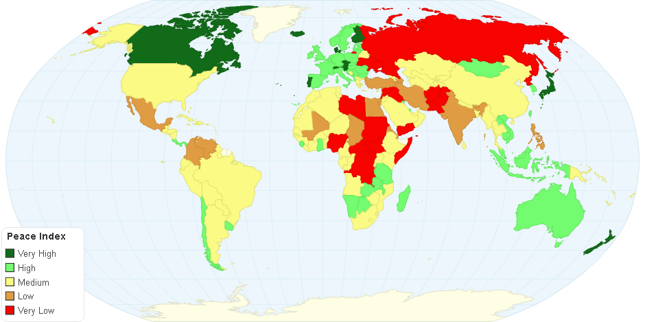 Global Peace Index - 2016