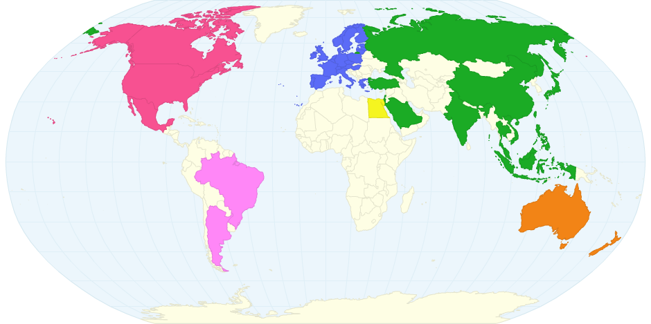 Global Exchange Indices by Country