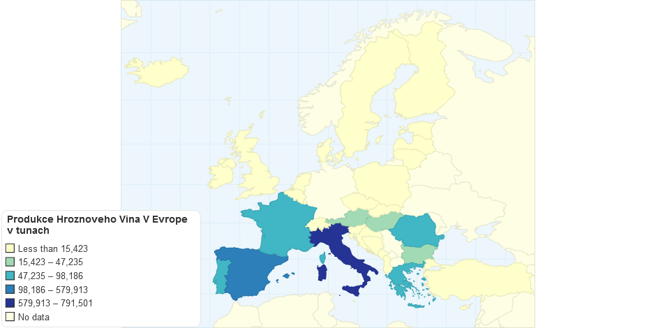 Produkce Hroznoveho Vina V Evrope