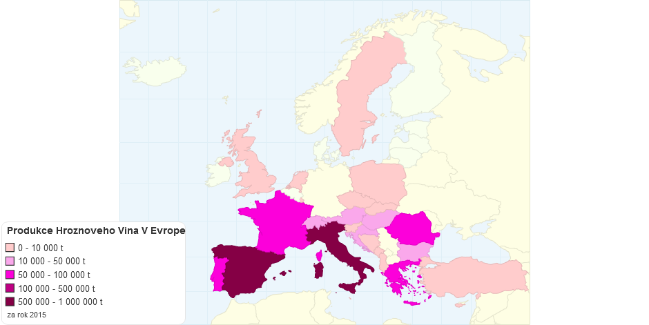 Produkce Hroznoveho Vina V Evrope