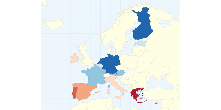 Les notes souveraines dans la zone euro