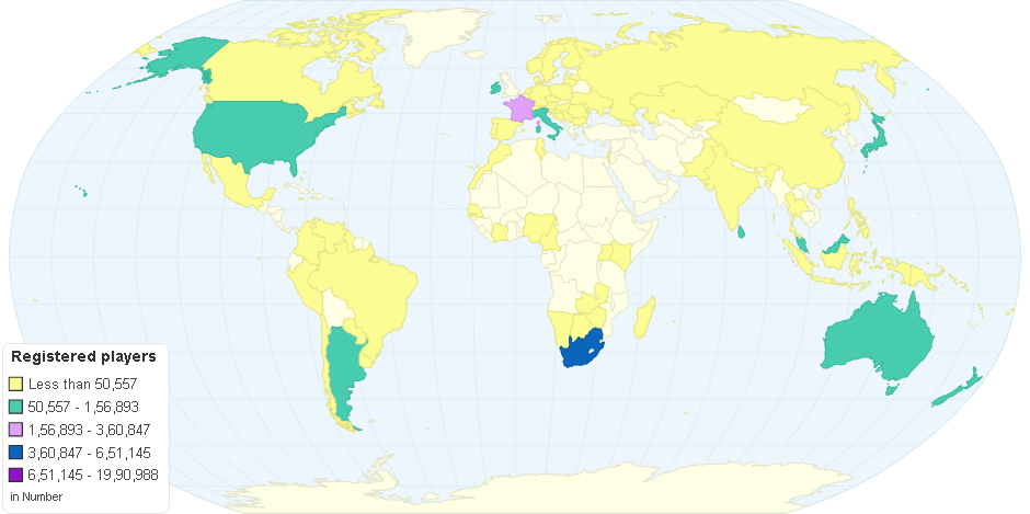 Rugby Union Playing Countries