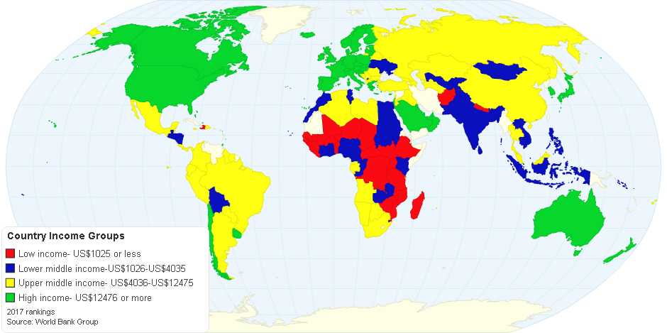 GNI Per Capita, Atlas Method (current US$), 2015