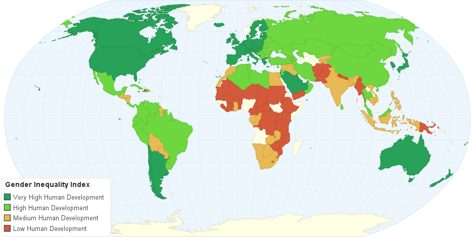 Gender Inequality Index Gii Definition Ap Human Geography