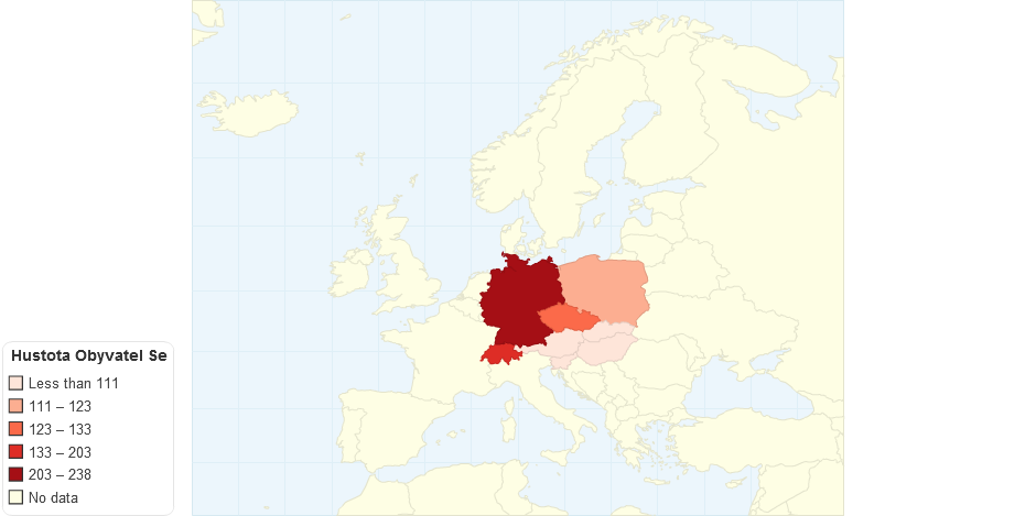 Hustota Obyvatel SE